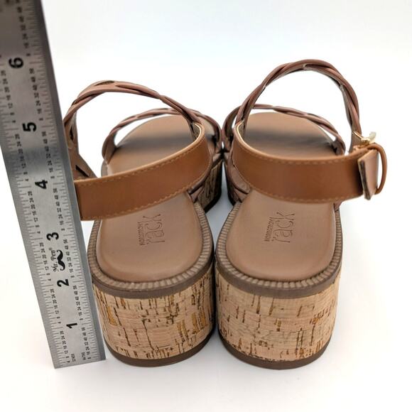 Nordstrom Rack Pennie Braided Platform Sandal Women's Brown Size US8M - Picture 5 of 10